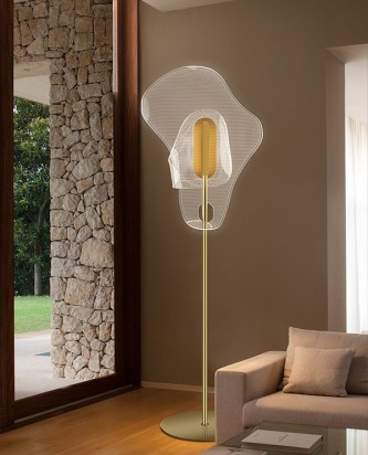 The tall and charming floor lamp is worthy of your home!